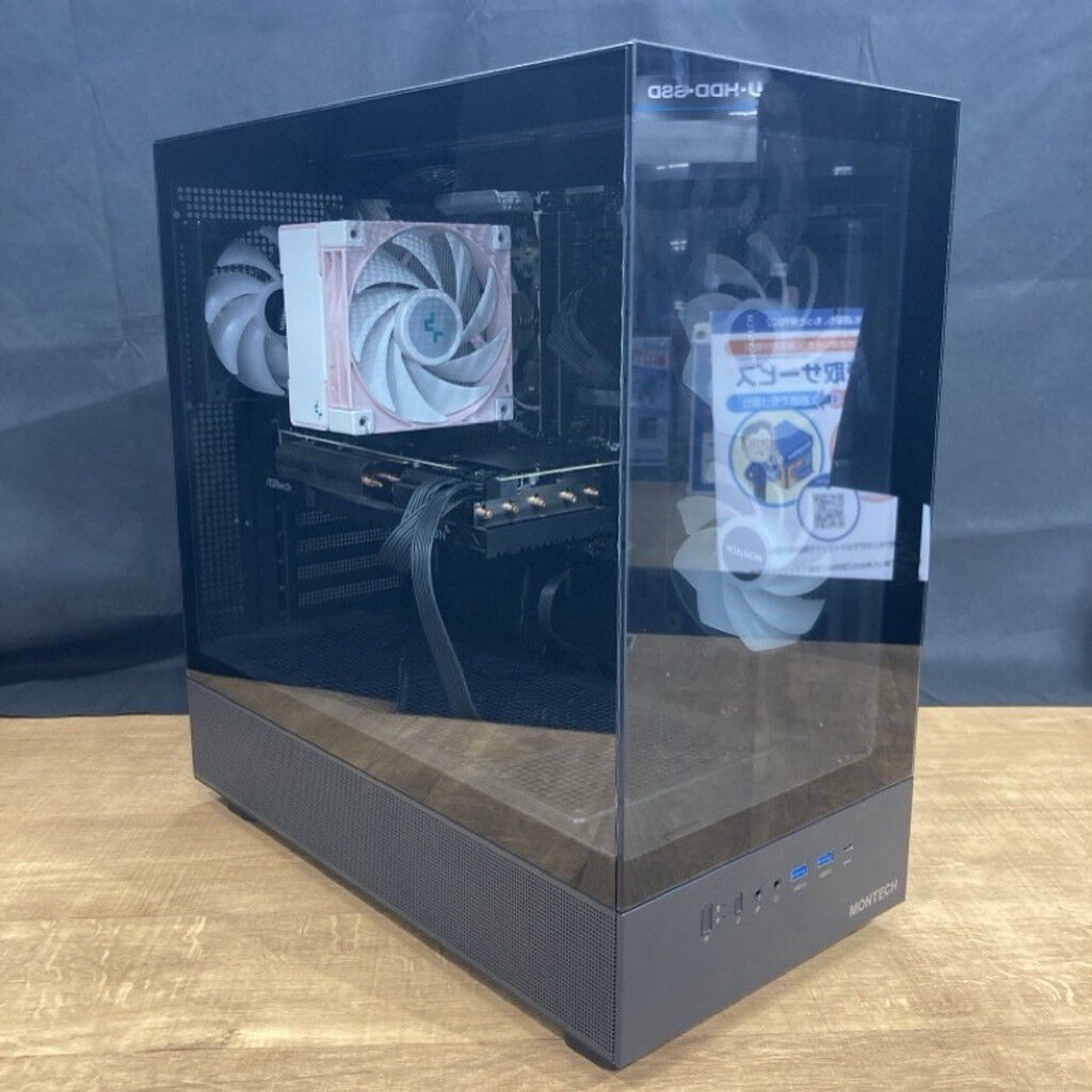 中古 自作PC(Ryzen 7 5700X/32GB/SSD1TB/RX7700XT 12GB/OSなし) 189390