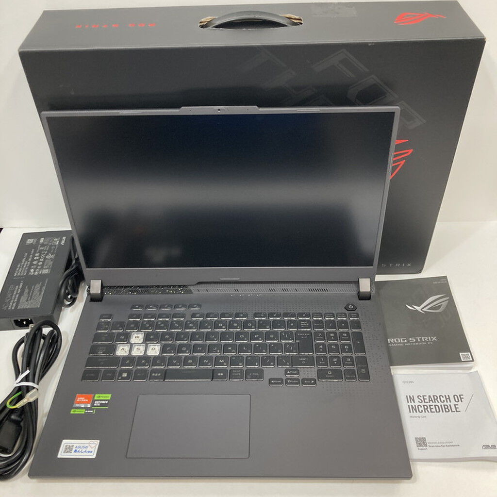 中古 ASUS ROG Strix G17 G713P (Ryzen 9 7940HX/32GB/SSD1TB/RTX4070