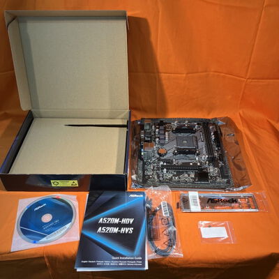 【なんば店】中古  ASRock A520M-HDV (A520 AM4 mATX DDR4) 143667 