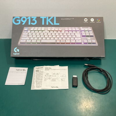 【富山本郷店】中古  ﾛｼﾞｸｰﾙ G913-TKL-TCWH(無線 RGB ｹﾞｰﾐﾝｸﾞｷｰﾎﾞｰﾄﾞ) 4760001283 