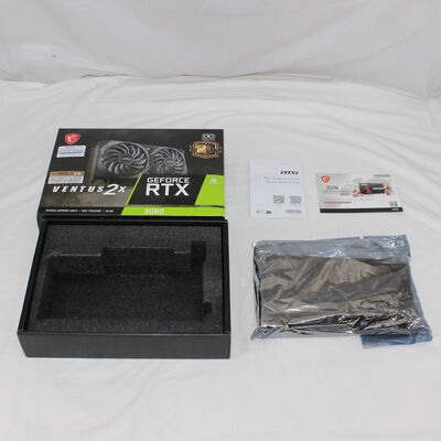 【通販センター】中古  MSI GeForce RTX 3060 VENTUS 2X 12G OC（RTX3060Ti 8GB） 3480034514 