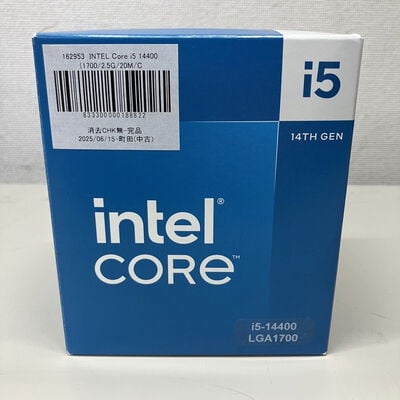 【町田店】中古  INTEL Core i5 14400 (1700/2.5G/20M/C10/T16) 162953 