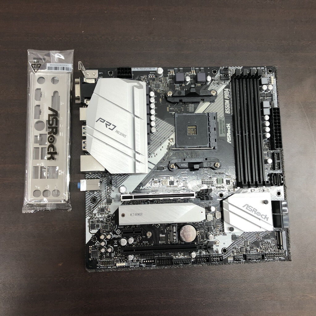 中古 ASRock B550M Pro4 (B550 AM4 mATX DDR4) 142938 （352634