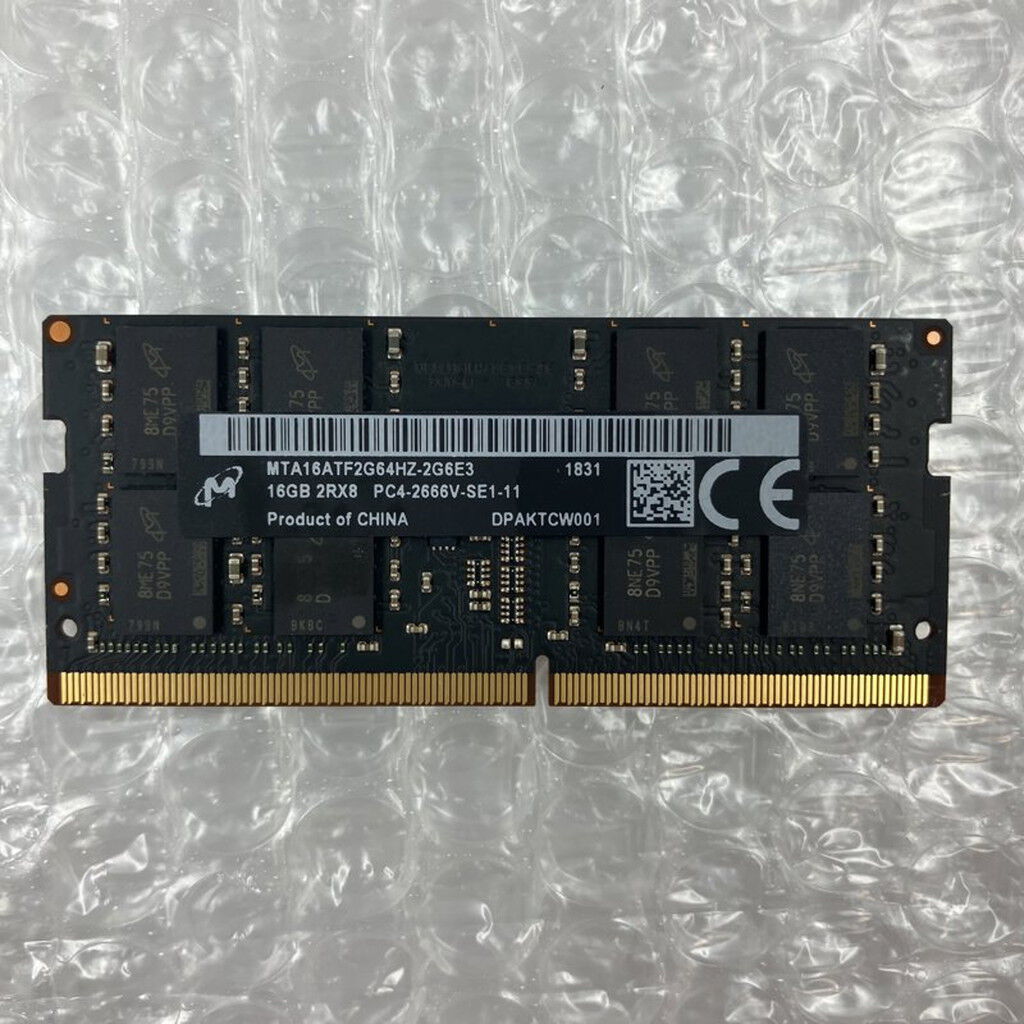 中古 PC4-21300 16GB ノート用(DDR4-2666) 150696 （372892