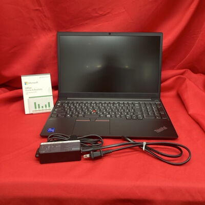 【千葉店】中古  LENOVO E15 Gen2 MSO 指紋認証あり (Intel Core i5 1135G7 2.4GHz/8GB/SSD256GB/-/オンボード/15.6/1920x1080/GbE/Wi-Fi/WEBCAM/W11P/Microsoft Office Home and Business 2024) 188464【6/25値下げ!】 