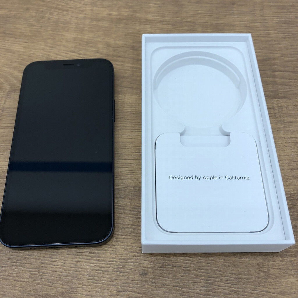 中古 【au】Apple iPhone12 mini 5.4インチ 64GB (ブラック) MGA03J/A