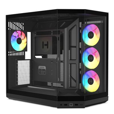 HYTE  Y50 RGB Pitch Black (E-ATX ガラスパネル ブラック) 