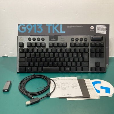 【富山本郷店】中古  ロジクール G913 TKL LIGHTSPEED Wireless RGB Mechanical Gaming Keyboard-Tactile G913-TKL-TCBK 198181 