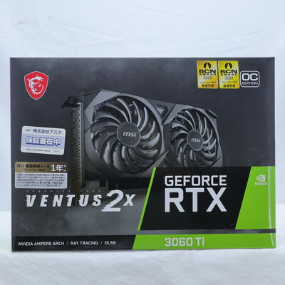 【通販センター】中古  MSI GeForce RTX 3060 Ti VENTUS 2X OCV1 LHR （RTX3060Ti 8GB） 3480042580 
