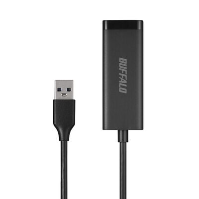 BUFFALO  LUA6-U3-AGTE-BK (Giga対応 Type-A USB 3.2 Gen1用 LANアダプター) 