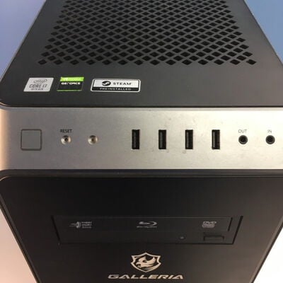 【博多店】中古  GALLERIA XA7C-R60s(i7 10700/16GB/SSD1TB/HDD2TB/RTX2060 SUPER/W11H) 3310006581 