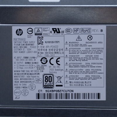 【通販センター】中古  HP EliteDesk 800 G5 SFF(Intel Core i7 9700 3.00GHz/16GB DDR4/SSD256GB/-/オンボード/GbE/W11P) 192820 