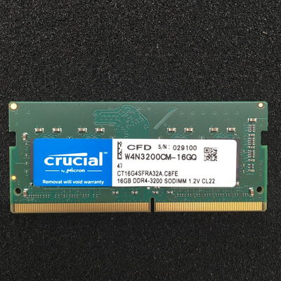 【博多店】中古  PC4-25600 16GB ノート用(DDR4-3200) 158772 