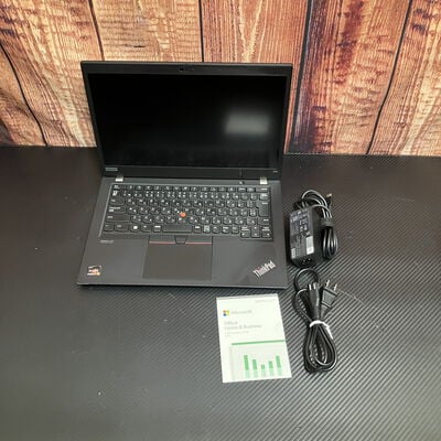 【富士青葉店】中古  LENOVO ThinkPad X13 (AMD Ryzen 5 Pro 4650U 2.10GHz/32GB/SSD256GB/-/オンボード/13.3/1920x1080/Wi-Fi/WEBCAM/W11P/Microsoft Office Home and Business 2024) 184183 