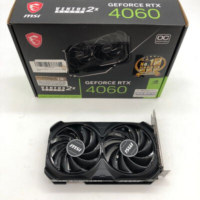 【大分店】中古  MSI GeForce RTX 4060 VENTUS 2X Black 8G OC 4860001406 