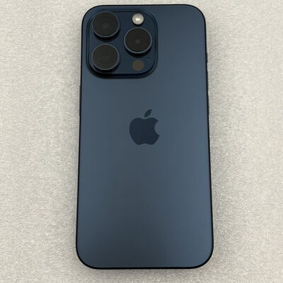 【新潟店】中古  【国内版SIMフリー】Apple iPhone15 Pro 6.1インチ 128GB ブルーチタニウム MTUA3J/A 161198 