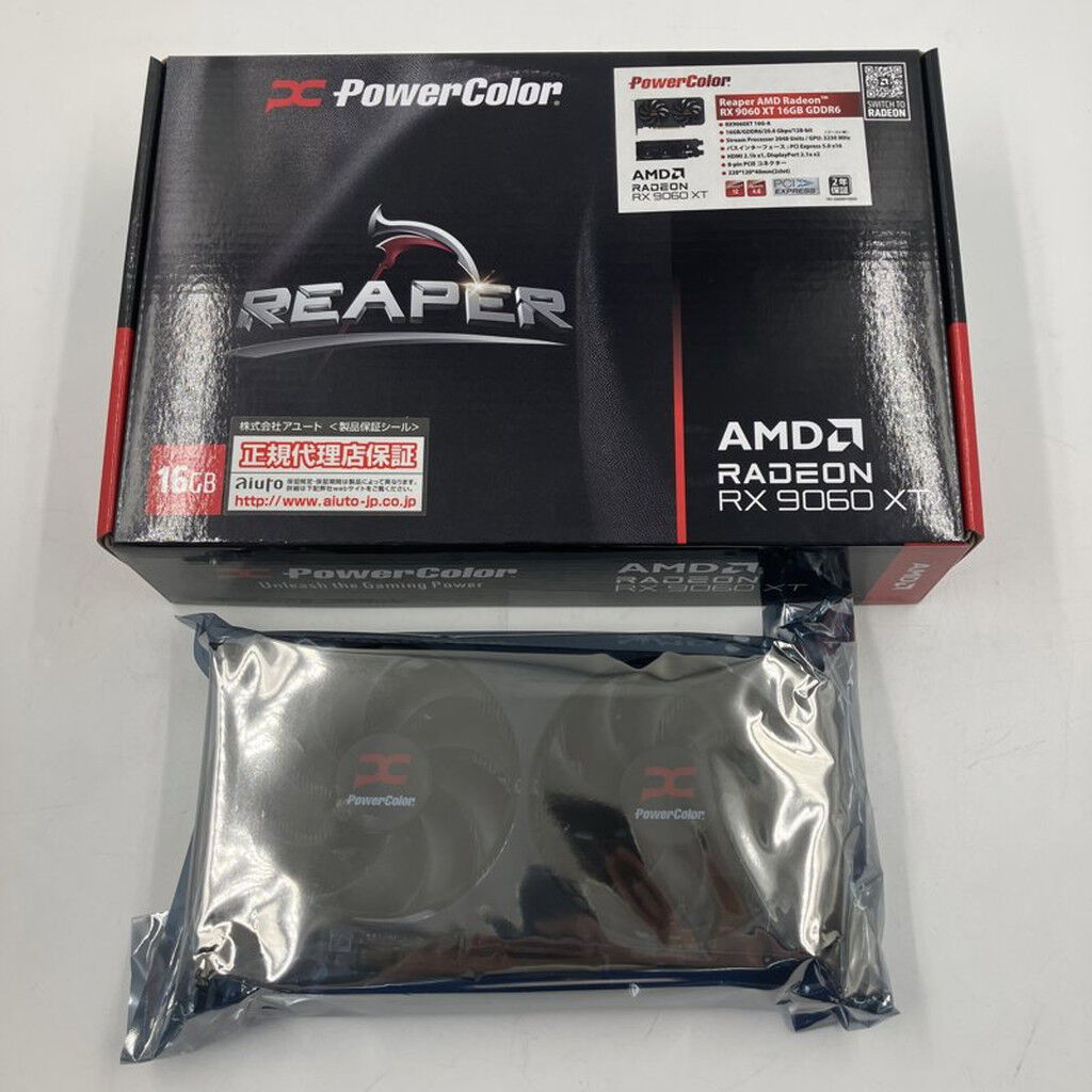 中古 PowerColor RX9060XT 16G-A (RX9060XT 16G) 179902 （366643