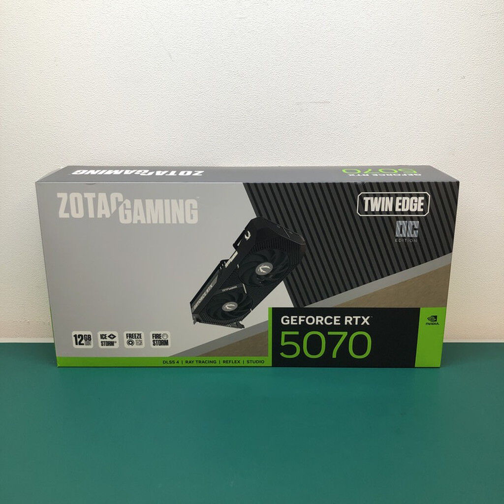 中古 ZOTAC GAMING GeForce RTX 5070 Twin Edge OC 4990001021