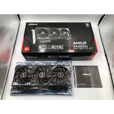 【水戸赤塚店】中古  ASRock RX9070XT CL 16G (RX9070XT Challenger 16GB) 188987 
