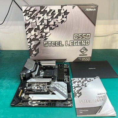 【静岡東瀬名店】中古  ASRock B550 Steel Legend (B550 AM4 ATX DDR4) 142936 