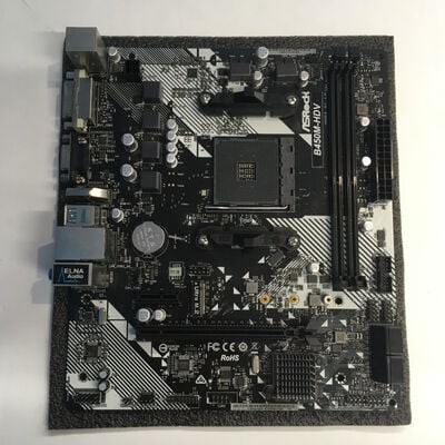 【博多店】中古  ASRock B450M-HDV R4.0 (B450 AM4 mATX DDR4) 3310006023 