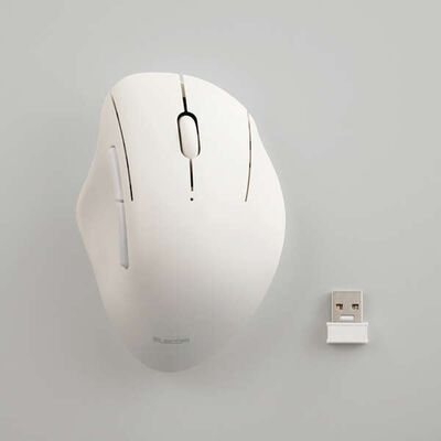 エレコム  M-SH20MBSKXWH (SHELLPHA USB無線/Bluetoothマウス[5ボタン/Mサイズ] ホワイト) 