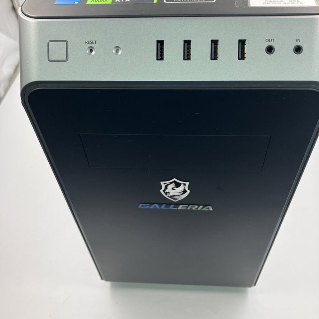 中古良品 THIRDWAVE GALLERIA RRR5F-35 ゲーミングデスクトップ/Windows11/Intel Core i5 14400F/SSD512GB/メモリ16GB/RTX3050 中古 THIRDWAVE GALLERIA RRR5F-35 (i5 14400F/16GB/SSD512GB/RTX3050