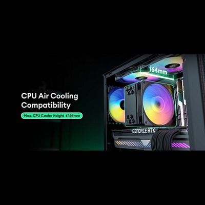 Okinos  314 ARGB (MicroATX ガラスパネル ブラック) 
