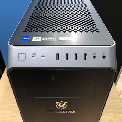 【甲府飯田店】中古  GALLERIA XA7C-R46T(i7 14700F/16GB/SSD500GB/RTX4060Ti 8GB/W11H) 4720002240【2/19値下げ!】 