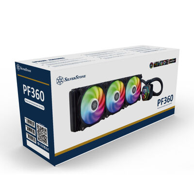 SilverStone  PF360-ARGB SST-PF360-ARGB-V2 (360mm ARGB ブラック) 