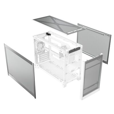 MONTECH  TEN White (MicroATX ホワイト) 
