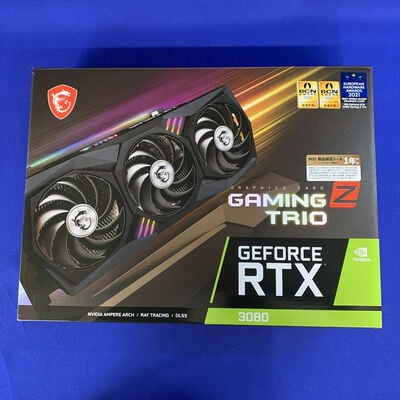 【横浜駅前店】中古  【LHR版】MSI GeForce RTX 3080 GAMING Z TRIO 10G (RTX3080 10G) 3400008863 