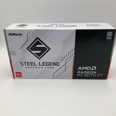 【神戸・三宮店】中古  ASRock RX9070XT SL 16G Steel Legend 16GB (RX9070XT 16G) 176937 