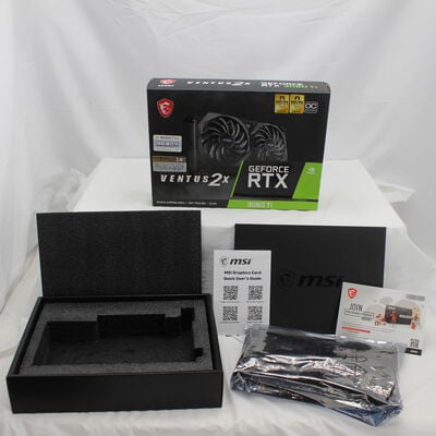【通販センター】中古  MSI GeForce RTX 3060 Ti VENTUS 2X OCV1 (RTX3060Ti 8GB) 175518 