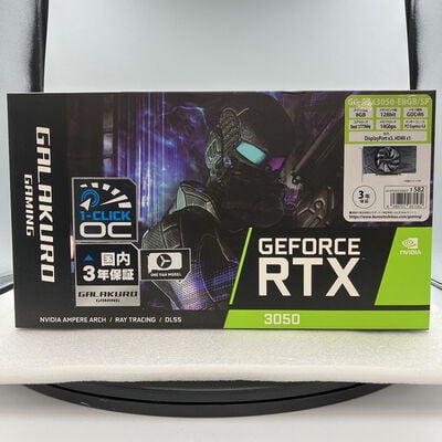 【新潟店】中古  玄人志向 GG-RTX3050-E8GB/SF (RTX3050 8GB) 148966 
