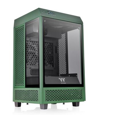 Thermaltake  The Tower 100 Racing Green CA-1R3-00SCWN-00 (Mini-ITX ガラス グリーン) 