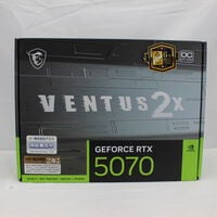 中古  MSI GeForce RTX 5070 12G VENTUS 2X OC（RTX5070 12GB） 3480041006 