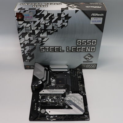 【札幌店】中古  ASRock B550 Steel Legend (B550 AM4 ATX DDR4) 142936 