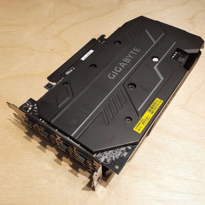 【鹿児島店】中古  GIGABYTE GV-N166SOC-6GD (GTX1660 SUPER) 141206 