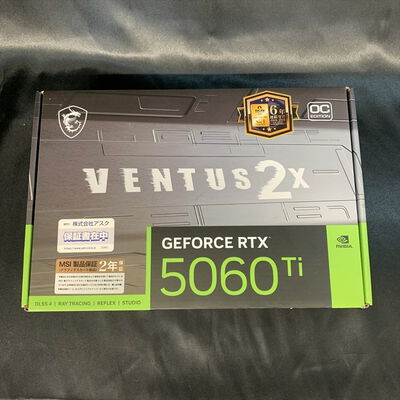 【横浜駅前店】中古  MSI GeForce RTX 5060 Ti 8G VENTUS 2X OC PLUS (RTX5060Ti 8G) 3400009443 