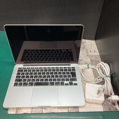 【広島店】中古  Apple MacBook Pro 2013 A1502 (Intel Core i5 2.4 GHz/8GB/SSD 256GB/13.3/2560 x 1600 Retina/Wifi) 201697 