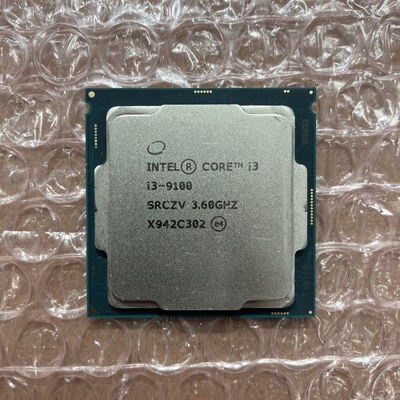 【宮崎恒久店】中古  Intel Core i3 9100 (1151/3.60GHz/6M/C4/T4) 140320 