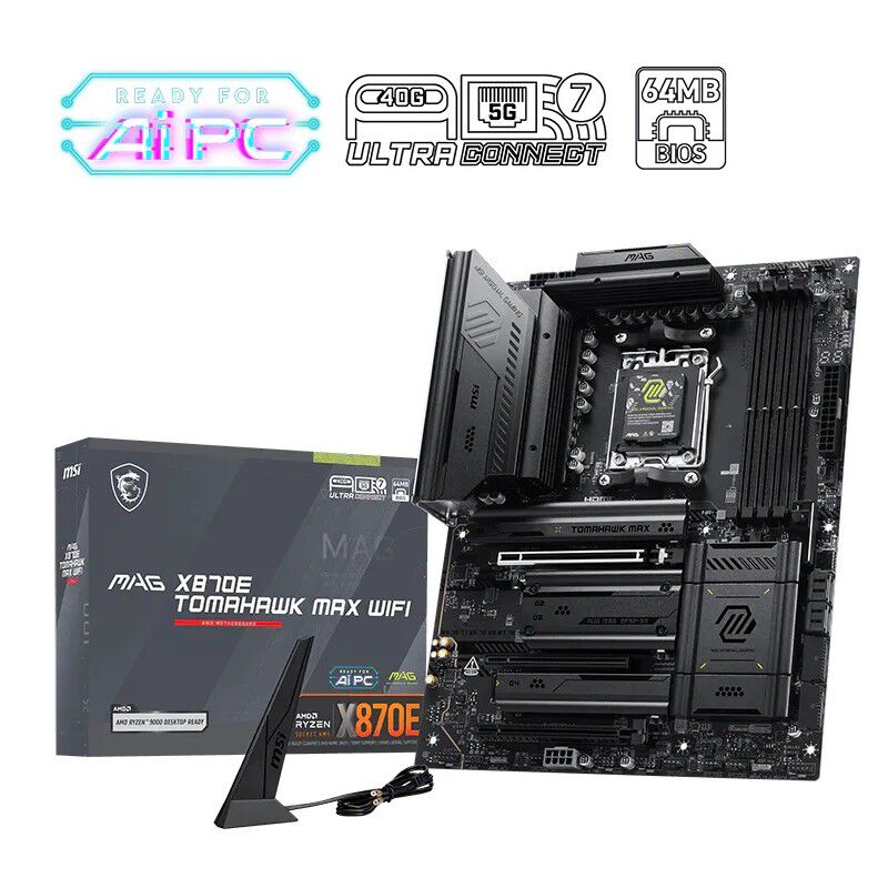 MSI MAG X870E TOMAHAWK MAX WIFI (X870E AM5 ATX) ｜ パソコン通販の