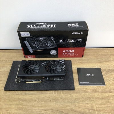 【津ラッツ店】中古  ASRock Radeon RX 7700 XT Challenger 12GB OC（RX7700XT 12GB） 3480037051 