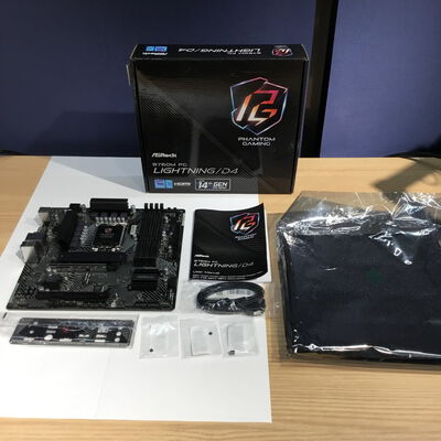 【松山環状枝松店】中古  ASRock B760M PG Lightning/D4(B760 1700 mATX DDR4) 4560001121 