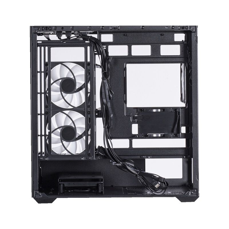 玄人志向 KRC-mT01B (MicroATX ガラス ブラック) ｜ パソコン通販の