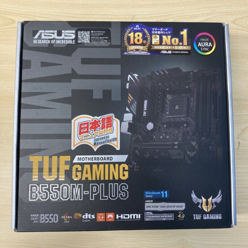 ASUS TUF GAMING B550M-PLUS マザーボード　中古品 楽天市場】【中古】ASUS AMD B550 搭載 AM4 対応 マザーボード