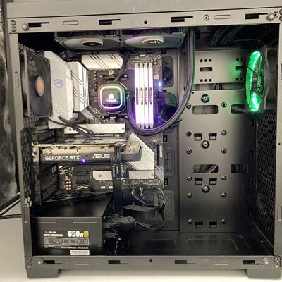 【熊本浜線店】中古  thermaltake　自作PC(Ryzen 7 5800X/32GB/RTX3060Ti/ストレージなし/OSなし) 5370001016 