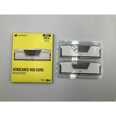 【水戸赤塚店】中古  Corsair CMH32GX5M2E6000C36W(DDR5 PC5-6000 16GB 2枚組) 4680003617 