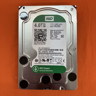 【なんば店】中古  Western Digital WD40EZRX-00SPEB0（3.5インチ HDD 4TB SATA） 3480034740 